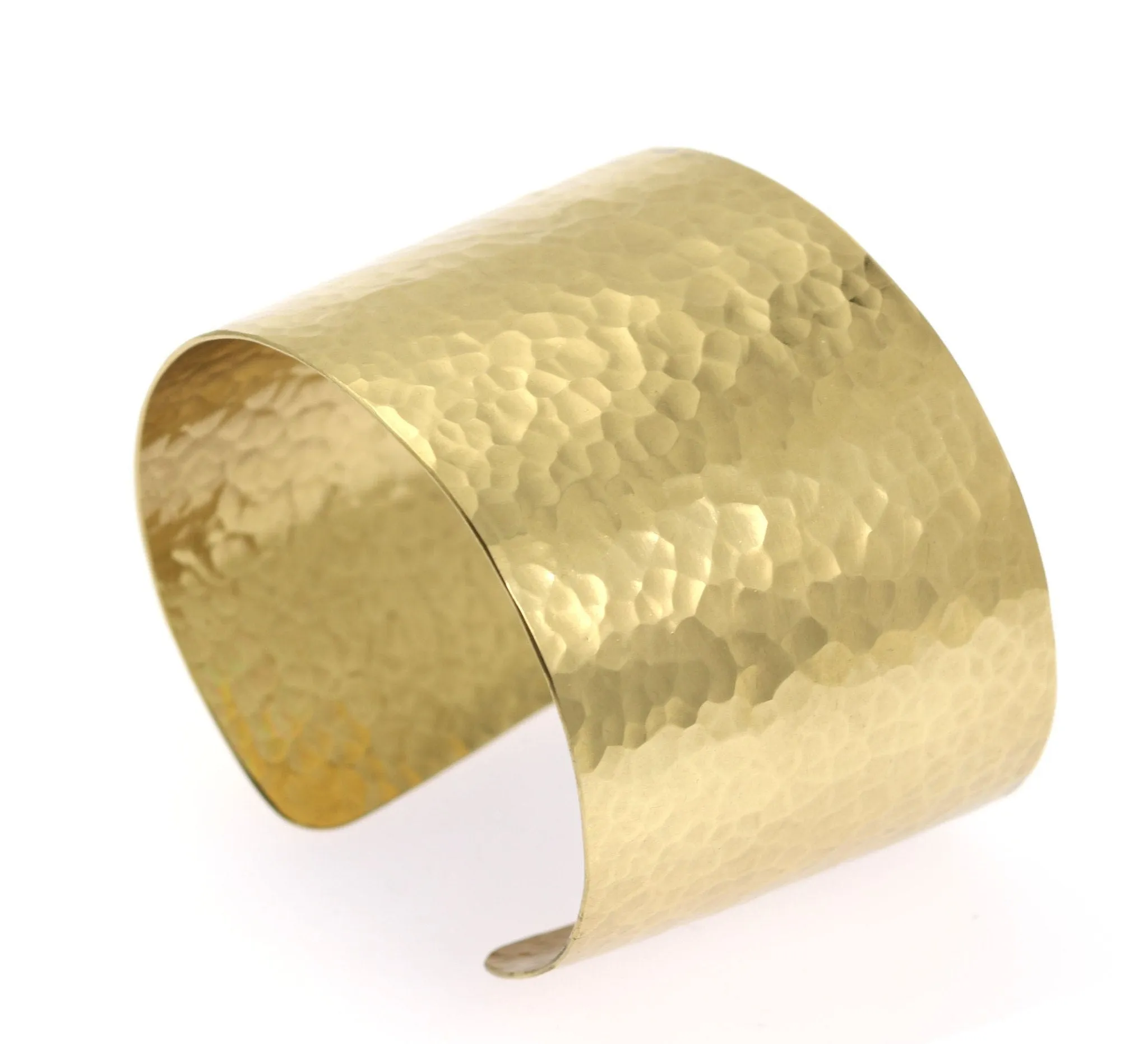 Hammered Nu Gold Brass Cuff