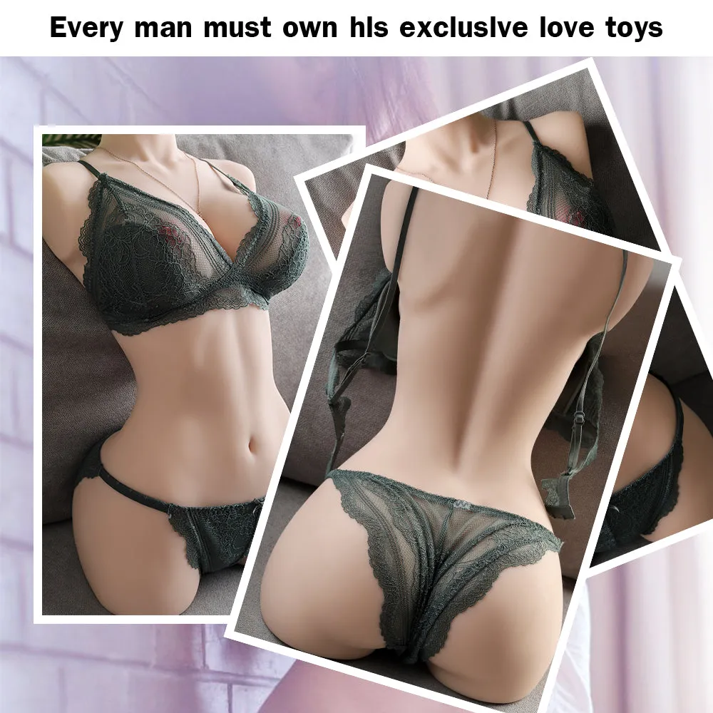 Heidi(For EU Customers): 19.16lb Realistic Torso Sex Toy with Pussy Ass Boobs