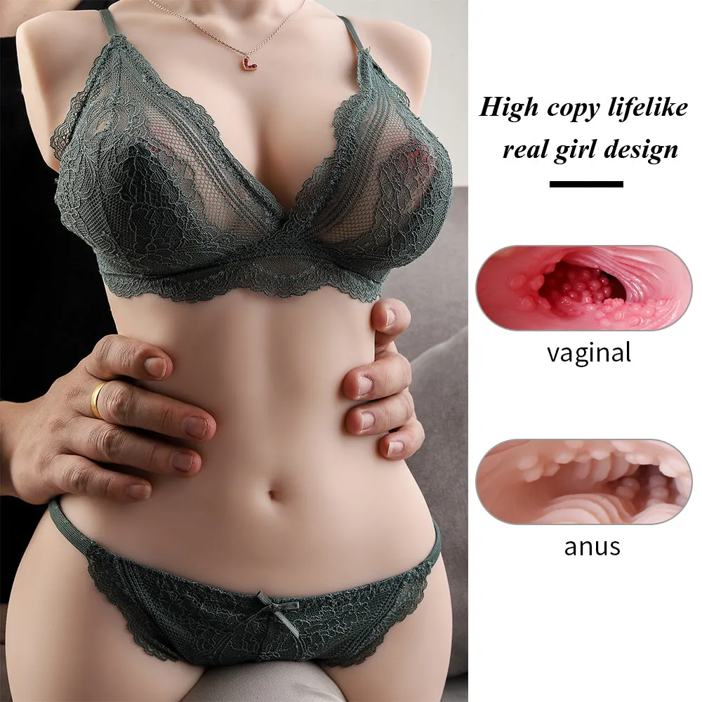 Heidi(For EU Customers): 19.16lb Realistic Torso Sex Toy with Pussy Ass Boobs