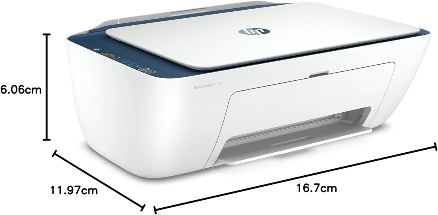 HP DeskJet 2723e All-in-One Printer with Bonus 3 Months of Instant Ink with HP 