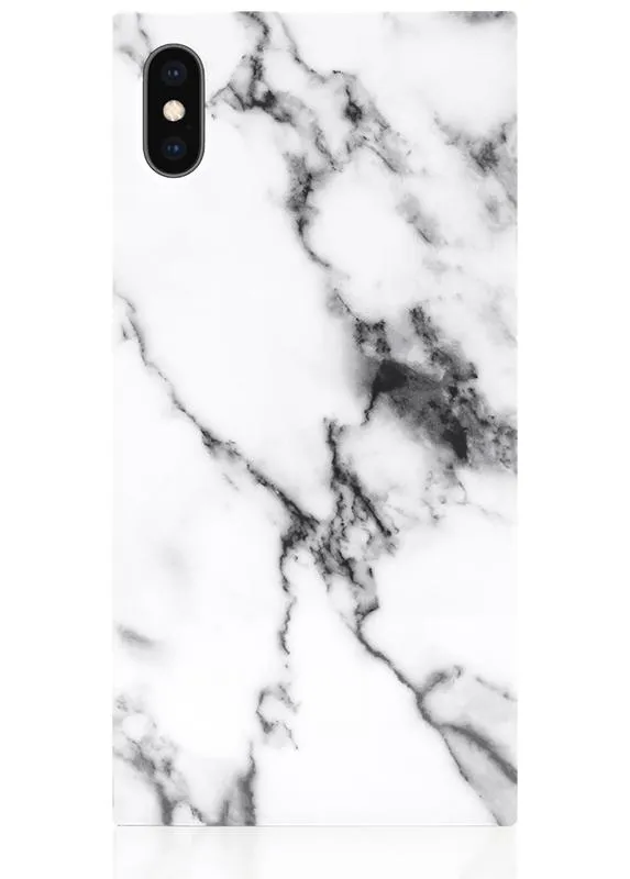 Iphone XS MAX White Marble Case