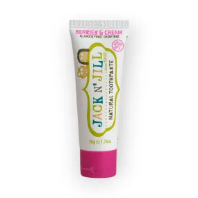 Jack n' Jill Natural Toothpaste, Berries & Cream, 50g