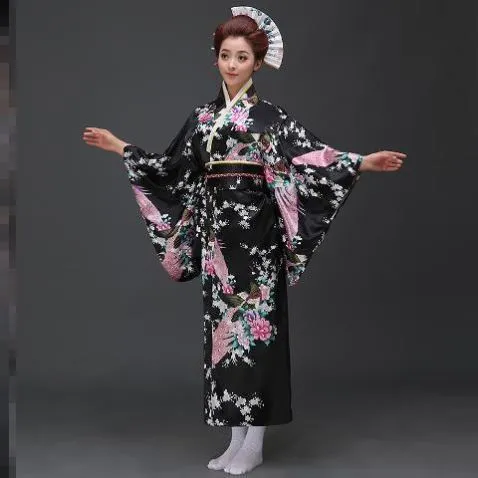 Japanese God Girl Kimono Female Formal Dress