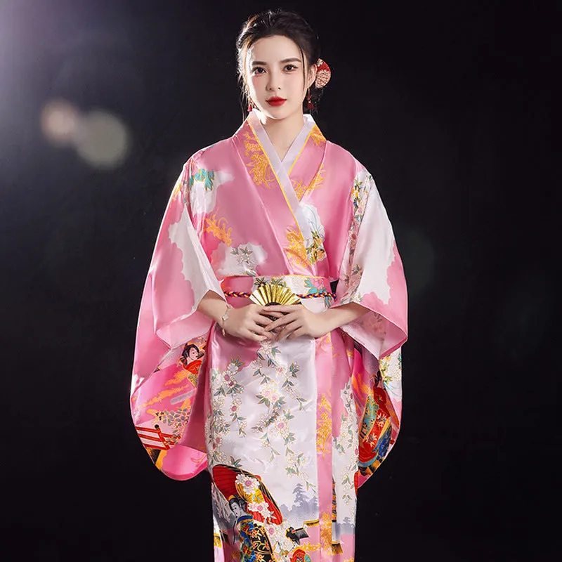 Japanese God Girl Kimono Female Formal Dress