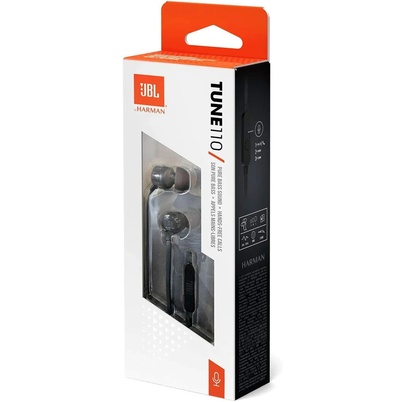 JBL Tune 110 in-Ear Headphones with Mic