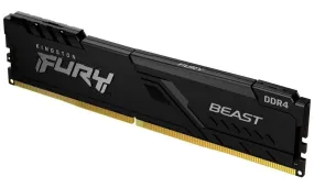 Kingston Fury Beast - Ddr4 - Module - 8 Gb - Dimm 288-Pin - 3200 Mhz / Pc4-25600 - Cl16 - 1.35 V - Unbuffered - Non-Ecc