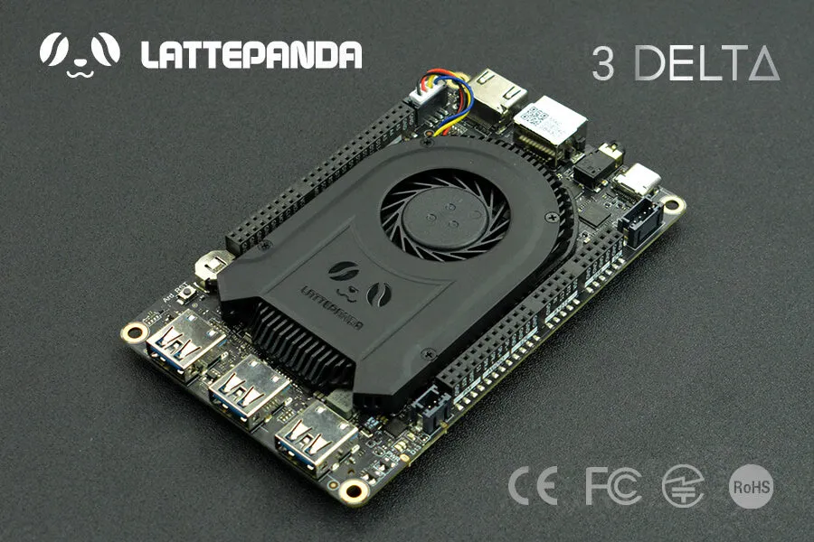 LattePanda 3 Delta 864 - Pocket-sized Windows/Linux Single Board Computer 8GB Memory/64GB Storage