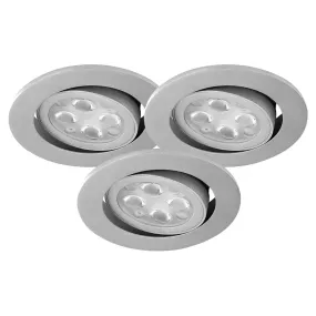 LED Swivel 3 Downlights Kit 5 Watt