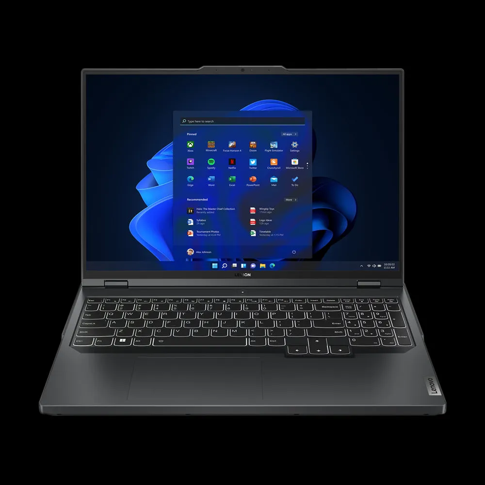 Lenovo Legion Pro 5 Laptop 40.6 Cm (16") Wqxga Amd Ryzen™ 7 7745Hx 16 Gb Ddr5-Sdram 512 Gb Ssd Nvidia Geforce Rtx 4060 W