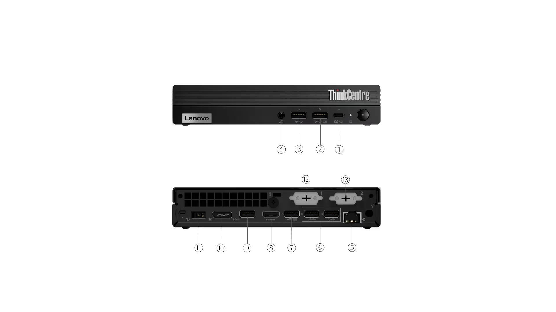 Lenovo - ThinkCentre: M70Q Gen 3 Mini PC (Intel core i5-12400T, 16GB RAM, 512GB SSD)