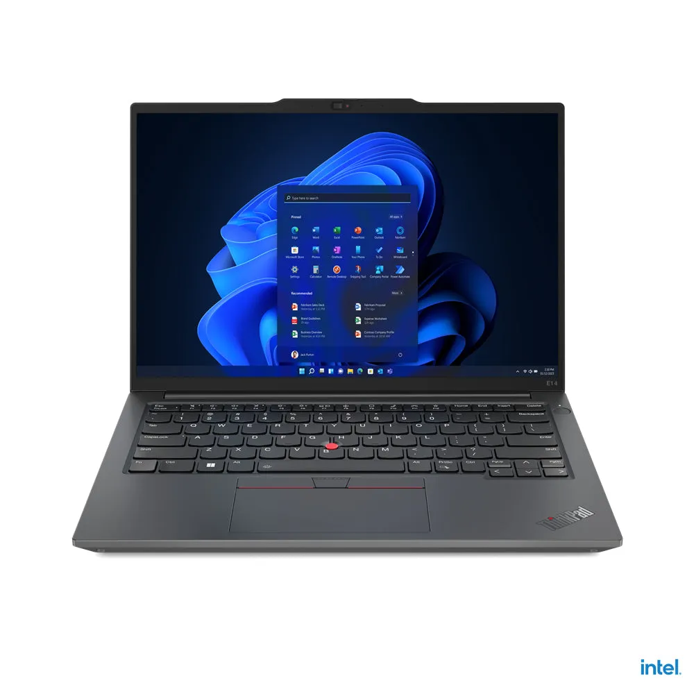 Lenovo Thinkpad E14 Gen 5 21Jk - 180-Degree Hinge Design - Intel Core I7 - 13700H / Up To 5 Ghz - Win 11 Pro - Intel Iri