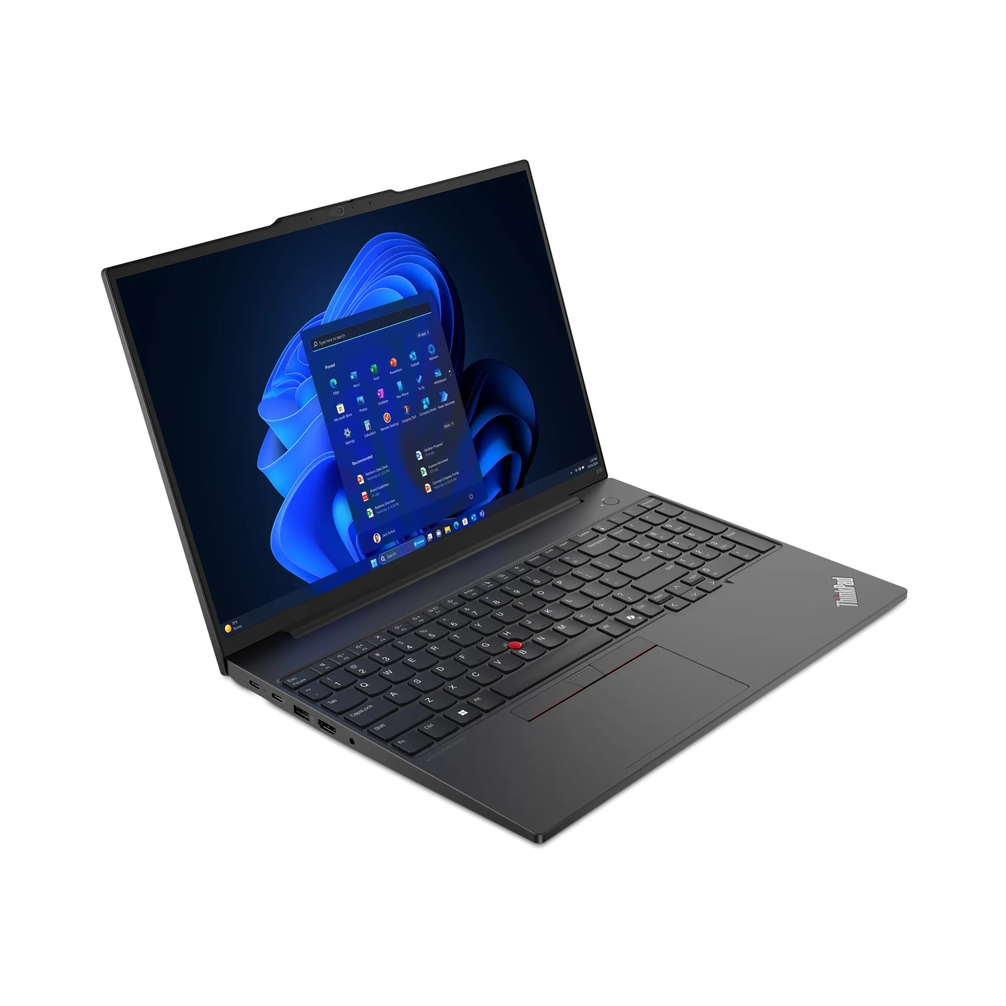 Lenovo Thinkpad E16 Gen 2 21Ma - 180-Degree Hinge Design - Intel Core Ultra 5 - 125U / Up To 4.3 Ghz - Win 11 Pro - Inte