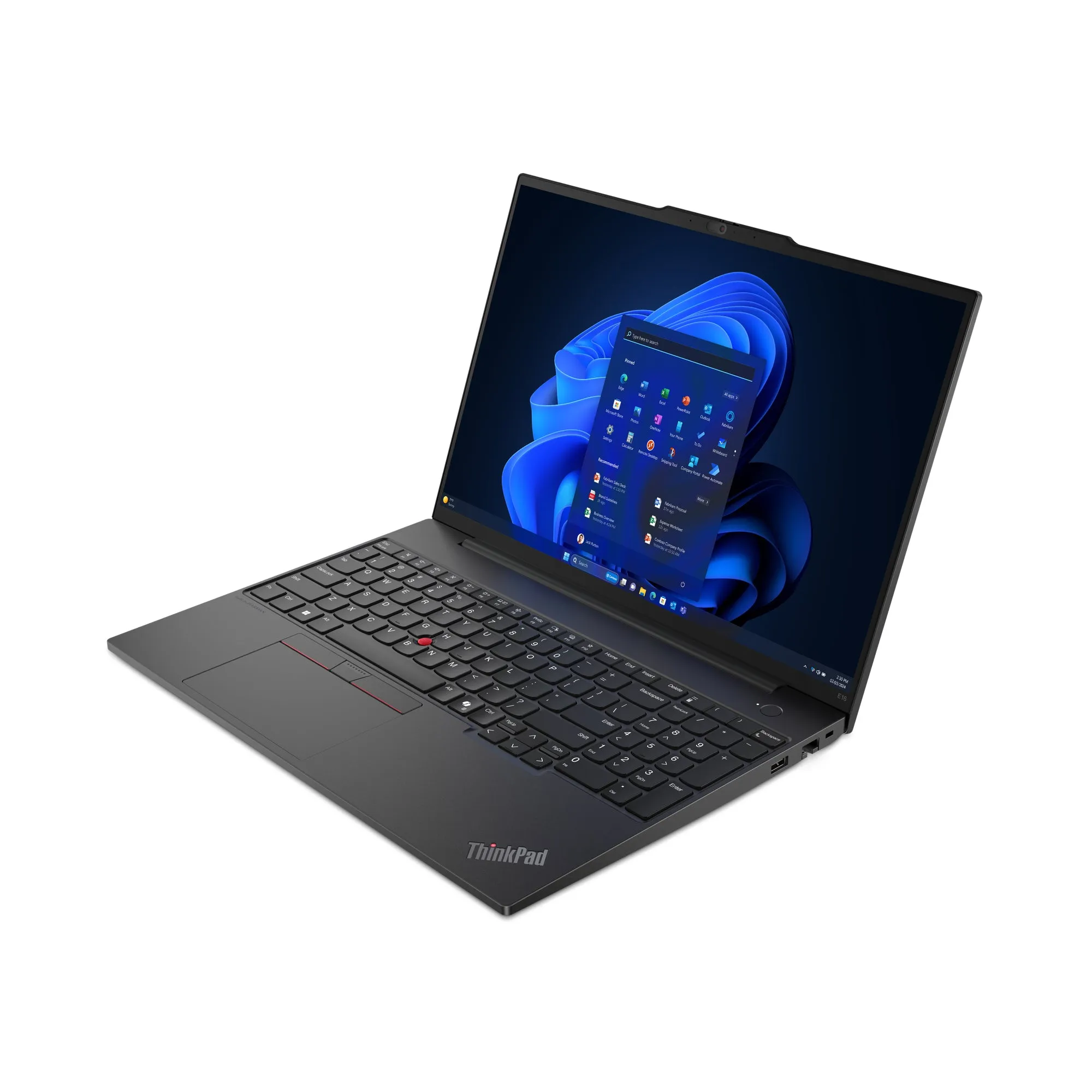 Lenovo Thinkpad E16 Gen 2 21Ma - 180-Degree Hinge Design - Intel Core Ultra 5 - 125U / Up To 4.3 Ghz - Win 11 Pro - Inte