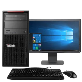 Lenovo ThinkStation P300 - Intel i5, 4th Gen Tower PC with 20" Monitor