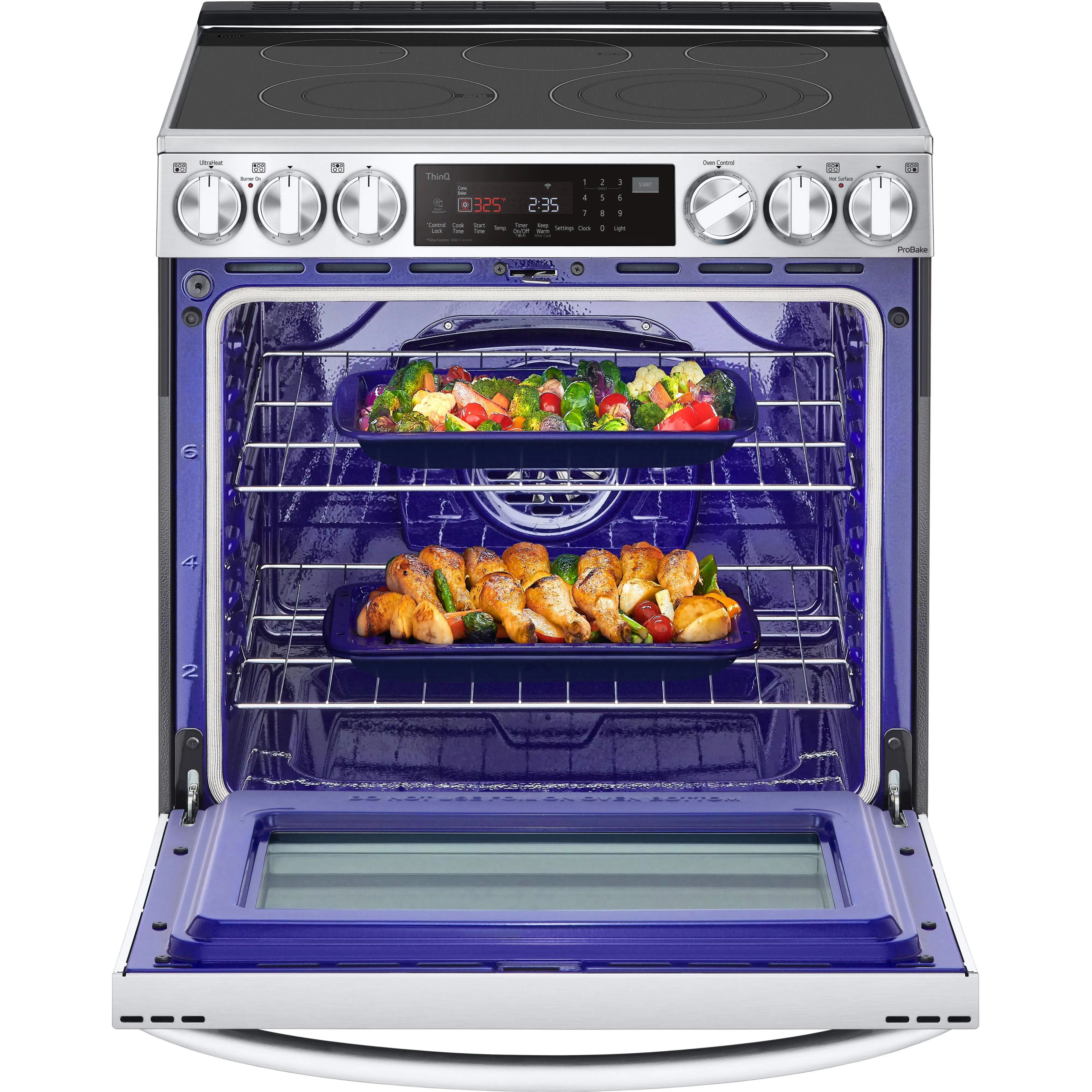 LG 30-inch Slide-In Electric Range with Air Fry LSEL6335F