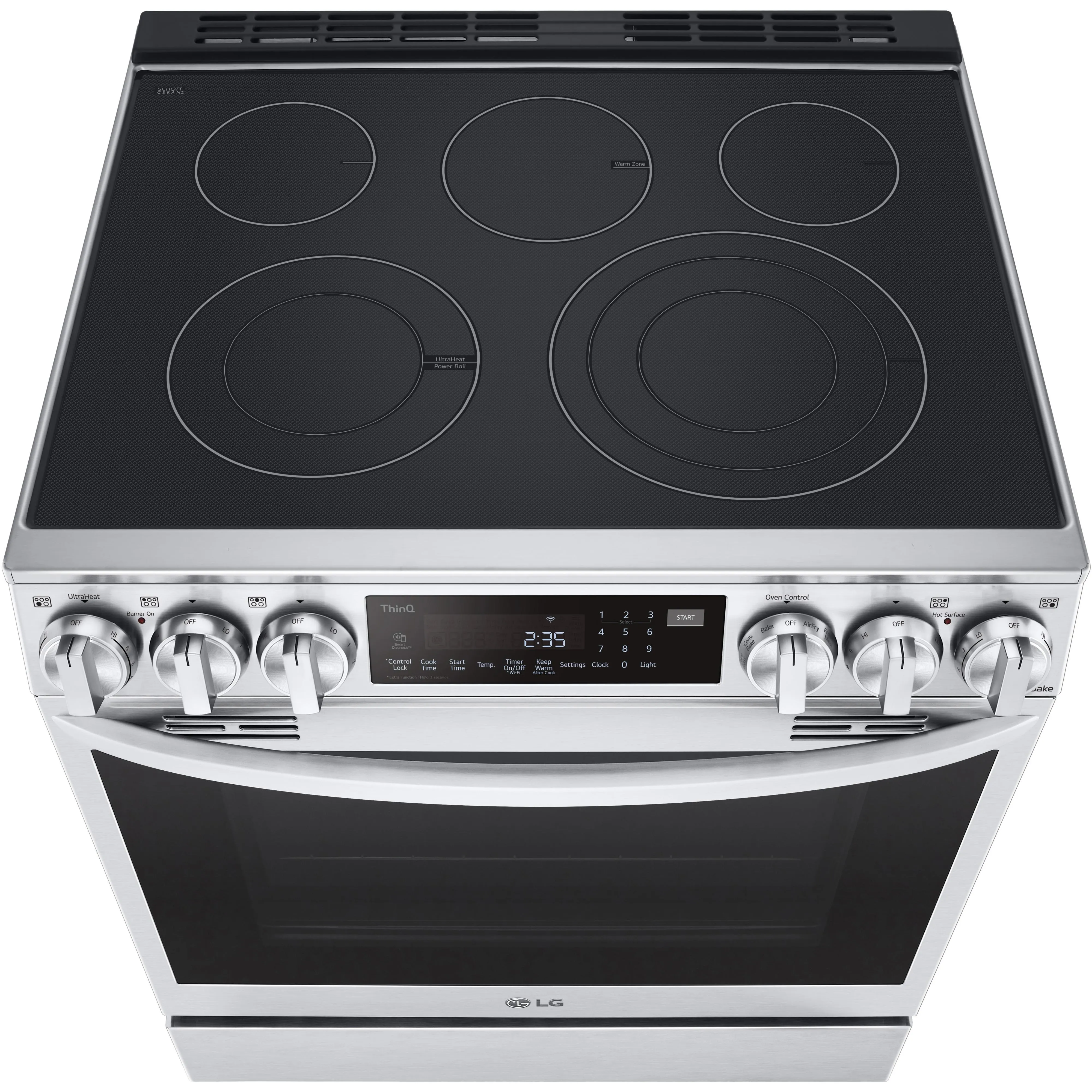 LG 30-inch Slide-In Electric Range with Air Fry LSEL6335F