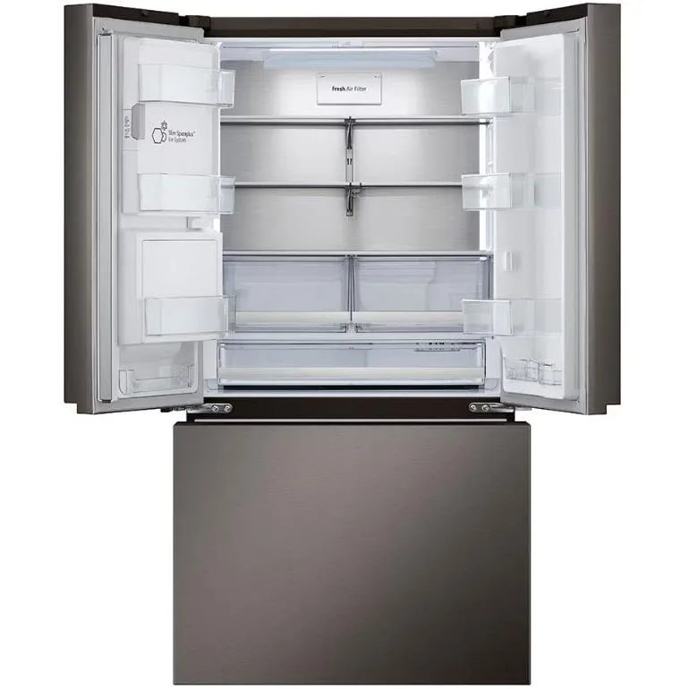 LG 36-inch, 26 cu. ft. Counter-Depth French 3-Door Refrigerator with Four Types of Ice LRYXC2606D