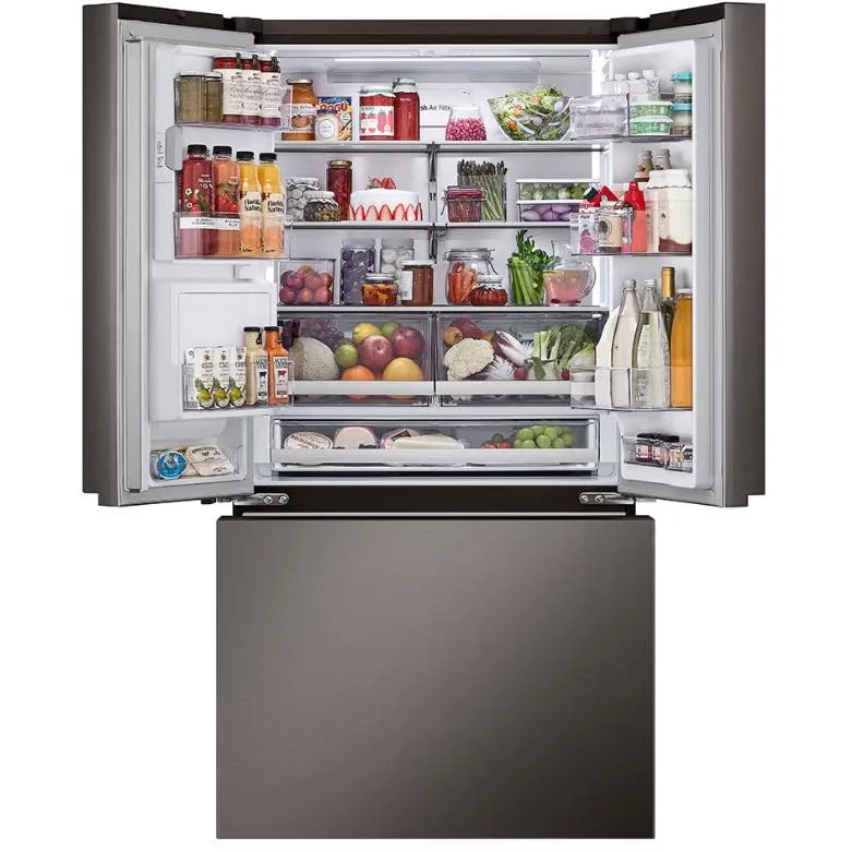 LG 36-inch, 26 cu. ft. Counter-Depth French 3-Door Refrigerator with Four Types of Ice LRYXC2606D