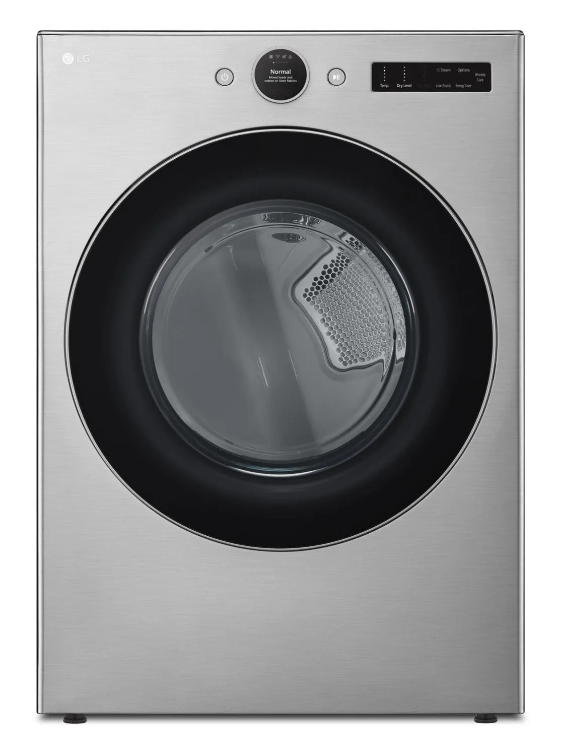 LG 5.2 Cu. Ft. Front-Load Washer and 7.4 Cu. Ft. Electric Dryer with TurboSteam® - WM5500HV/DLEX550V