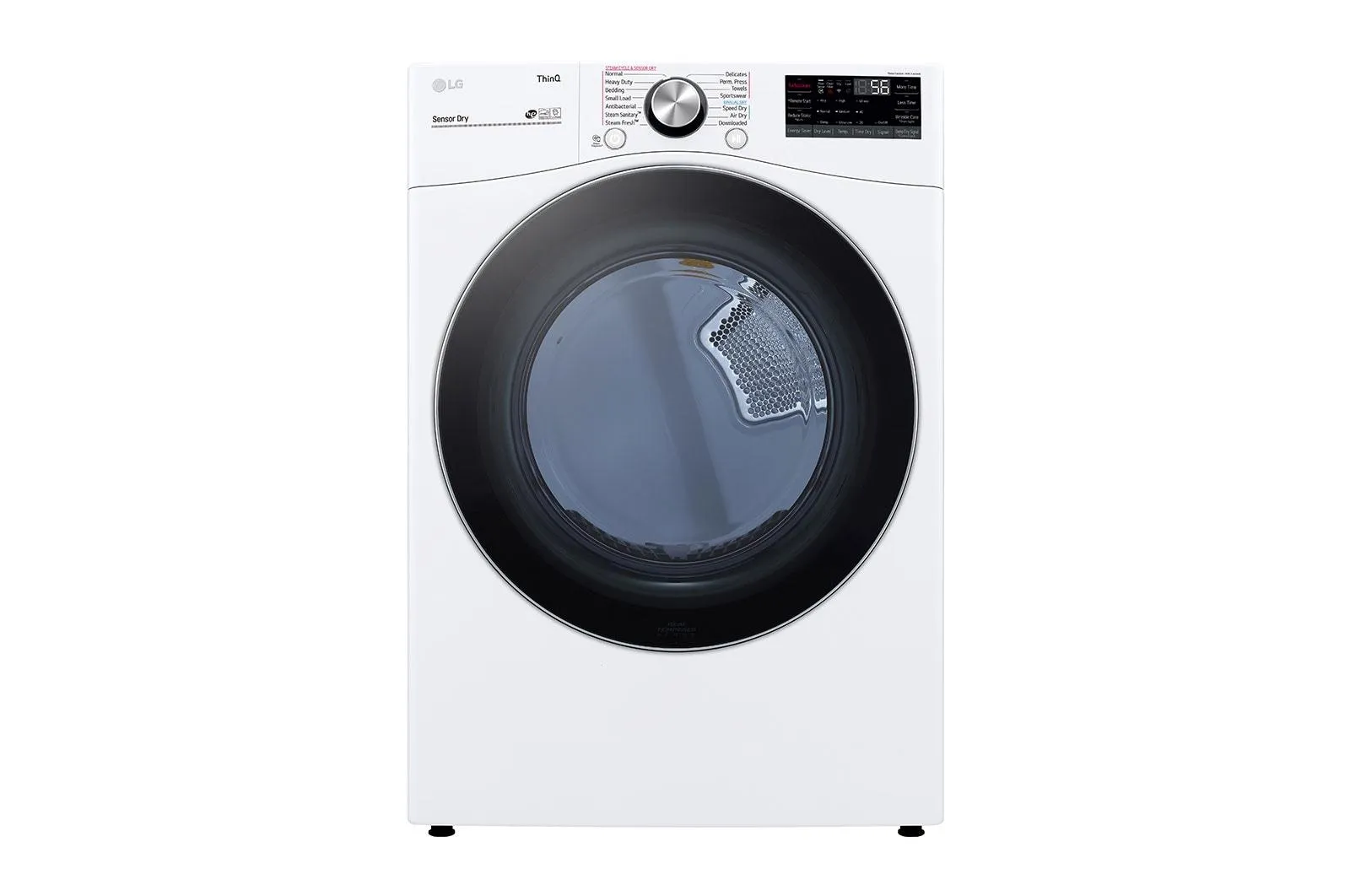 Lg DLEX4200W 7.4 cu. ft. Ultra Large Capacity Smart wi-fi Enabled Front Load Electric Dryer with TurboSteam™ and Built-In Intelligence