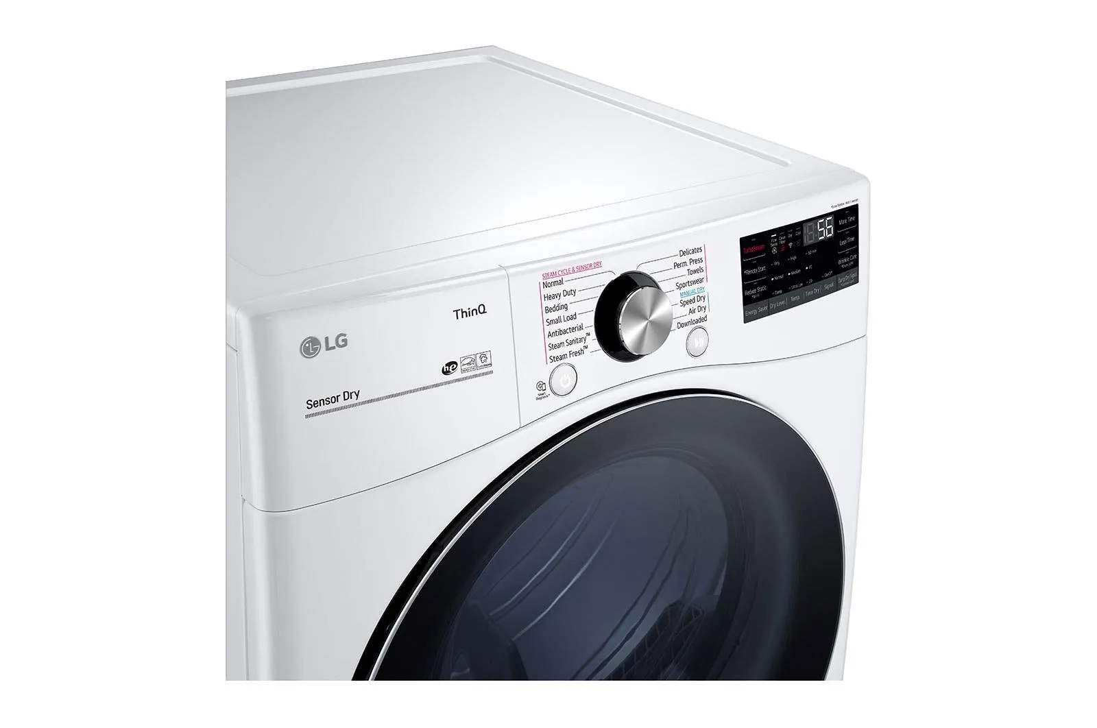 Lg DLEX4200W 7.4 cu. ft. Ultra Large Capacity Smart wi-fi Enabled Front Load Electric Dryer with TurboSteam™ and Built-In Intelligence