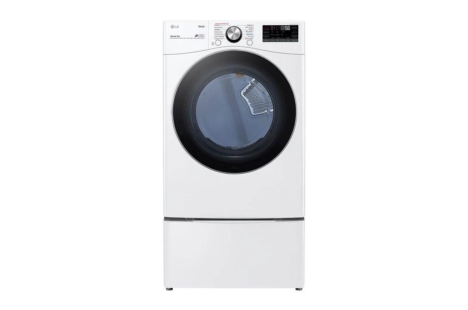 Lg DLEX4200W 7.4 cu. ft. Ultra Large Capacity Smart wi-fi Enabled Front Load Electric Dryer with TurboSteam™ and Built-In Intelligence