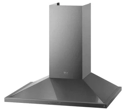 LG LSHD3089BD 30-Inch Wall Mount Chimney Hood in Black Stainless Steel