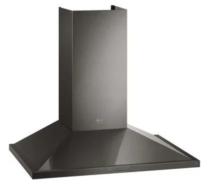 LG LSHD3089BD 30-Inch Wall Mount Chimney Hood in Black Stainless Steel