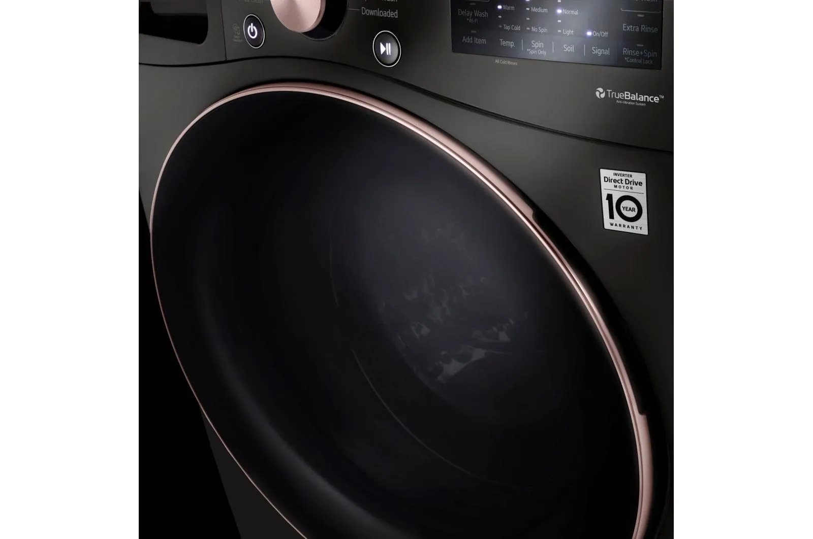 Lg WM4000HBA 4.5 cu. ft. Ultra Large Capacity Smart wi-fi Enabled Front Load Washer with TurboWash™ 360(degree) and Built-In Intelligence