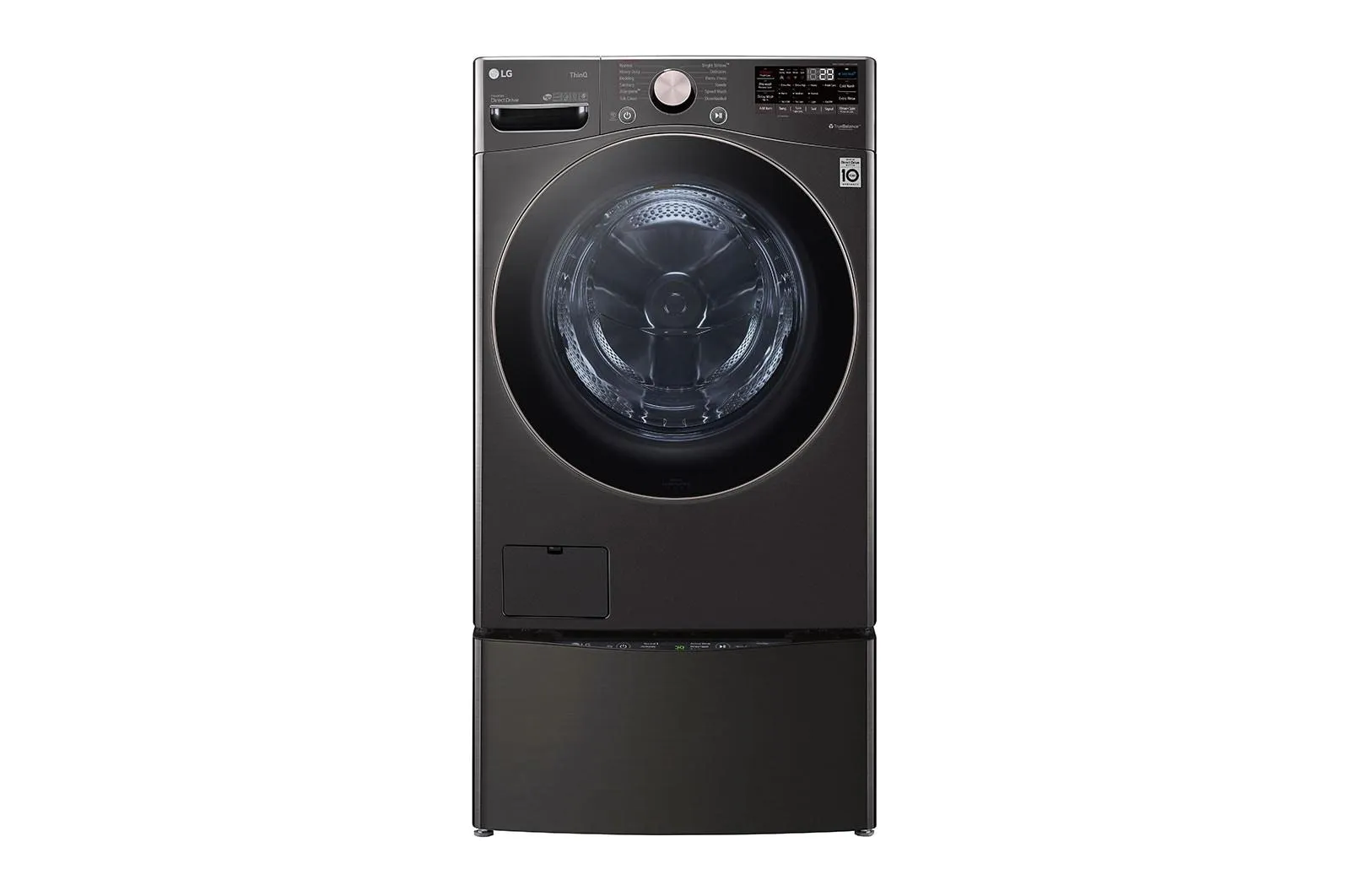 Lg WM4000HBA 4.5 cu. ft. Ultra Large Capacity Smart wi-fi Enabled Front Load Washer with TurboWash™ 360(degree) and Built-In Intelligence