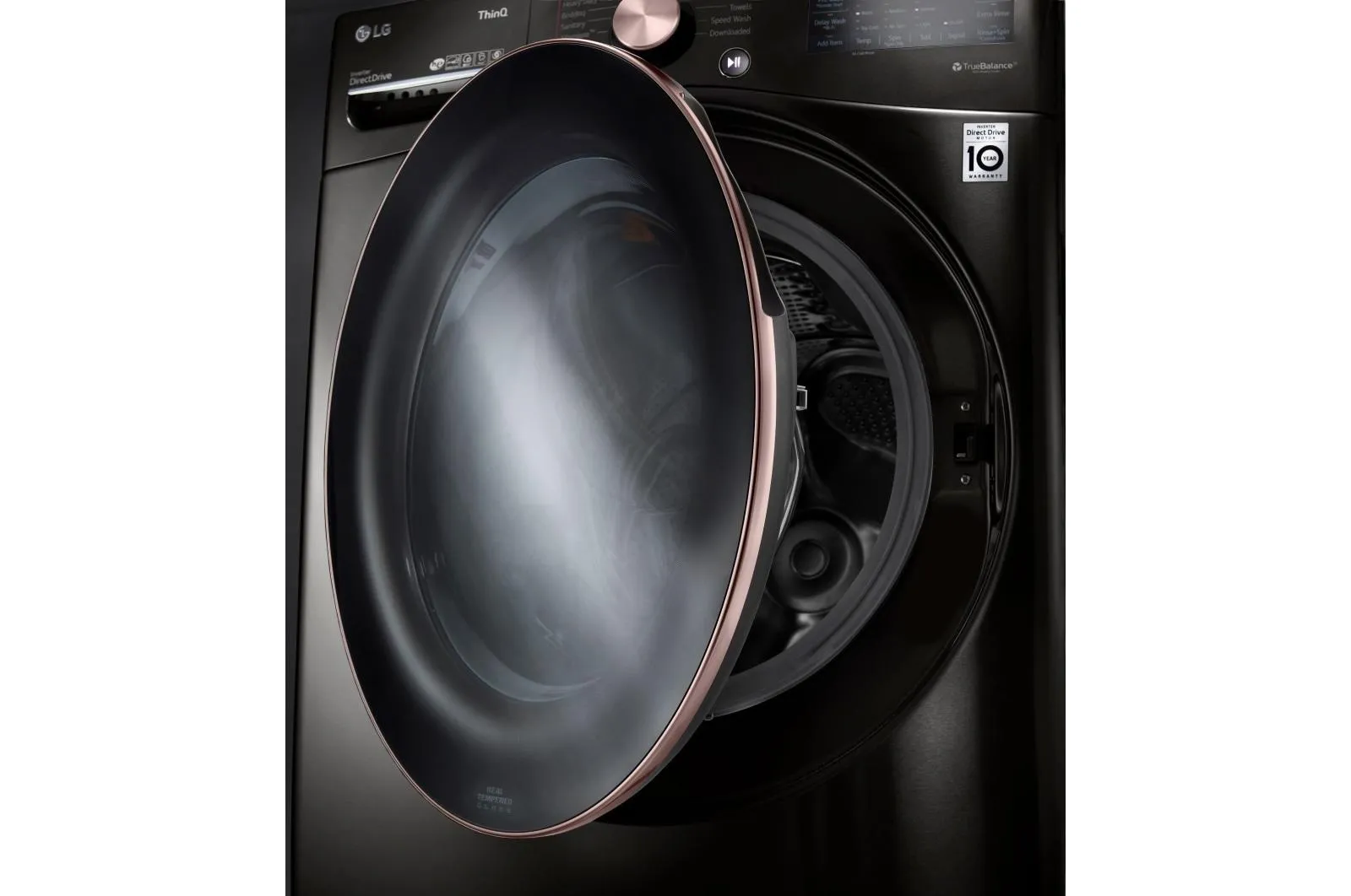 Lg WM4000HBA 4.5 cu. ft. Ultra Large Capacity Smart wi-fi Enabled Front Load Washer with TurboWash™ 360(degree) and Built-In Intelligence