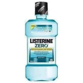 LISTERINE ZERO Mild Mint Mouthwash 500ml