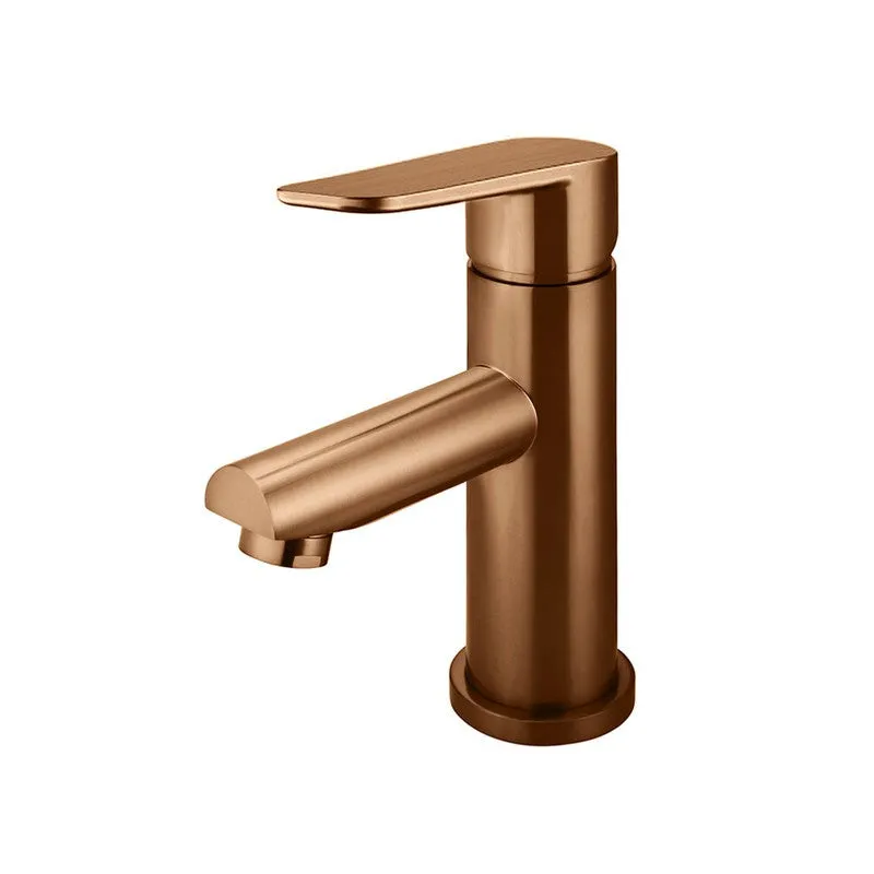 Meir Round Paddle Basin Mixer - Lustre Bronze