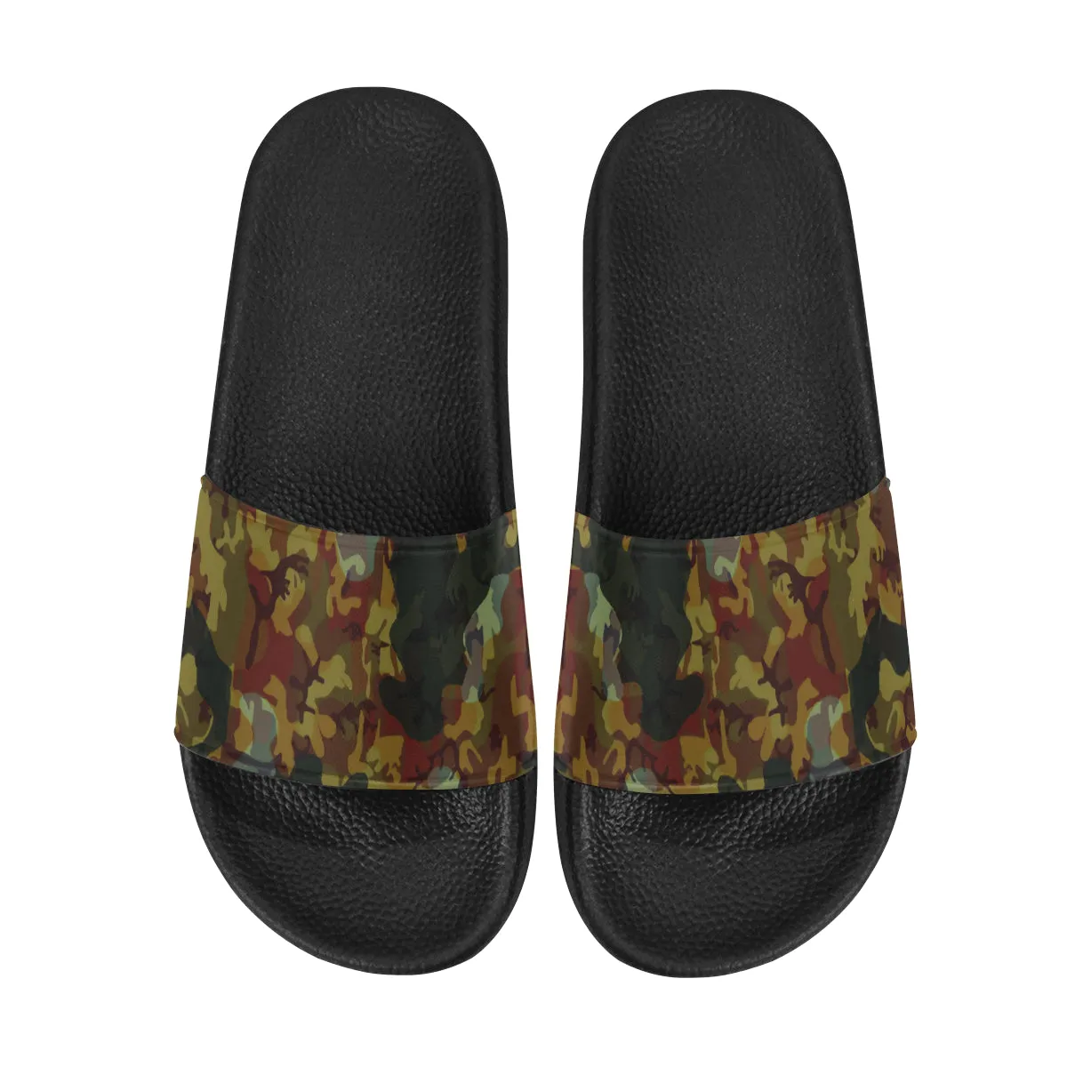 Men's Military Camouflage Print Sliders Sandal