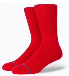 Men's Stance Icon Crew Sock -Red -Large*