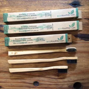 MiEco Bamboo Charcoal Bristle Toothbrush