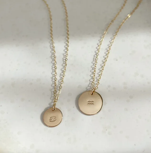 Mini Zodiac Necklace- Pick Your Sign