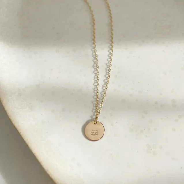 Mini Zodiac Necklace- Pick Your Sign