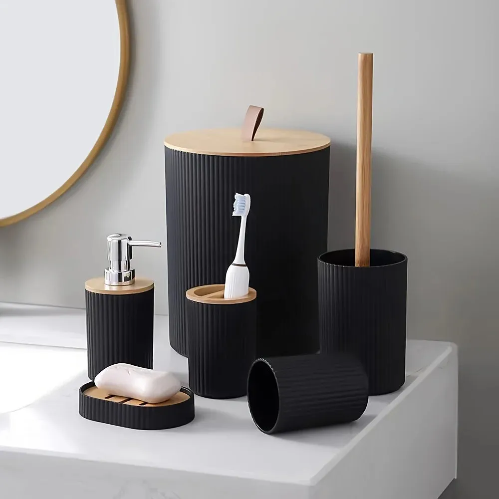 MINIMALIST 6-PIECE BATHROOM SET