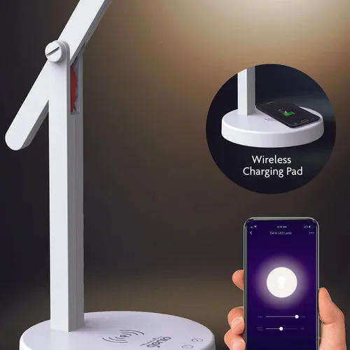 Mirabella Genio Aurora Desk Lamp With Wireless charging