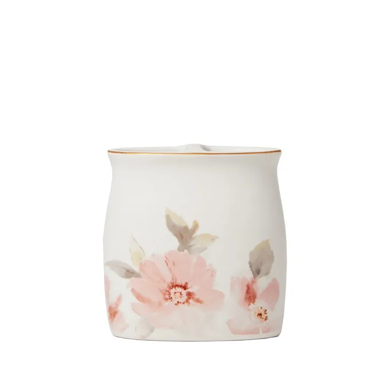 Misty Floral Toothbrush Holder