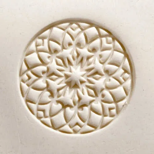 MKM Tools Scxl009 Extra Large Round Stamp - Rose Window 2