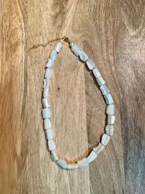 Mother of Pearl Nugget Necklace