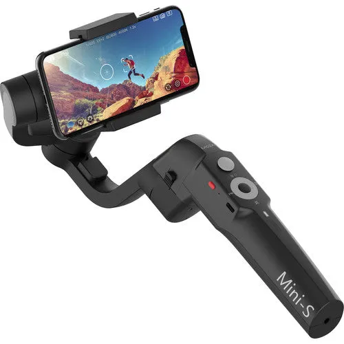 Moza Mini-S Extendable, Foldable 3 Axis Smartphone Gimbal, One-Button Zoom, Focus Control, Quick Playback, Hyper-Lapse, Slow Motion