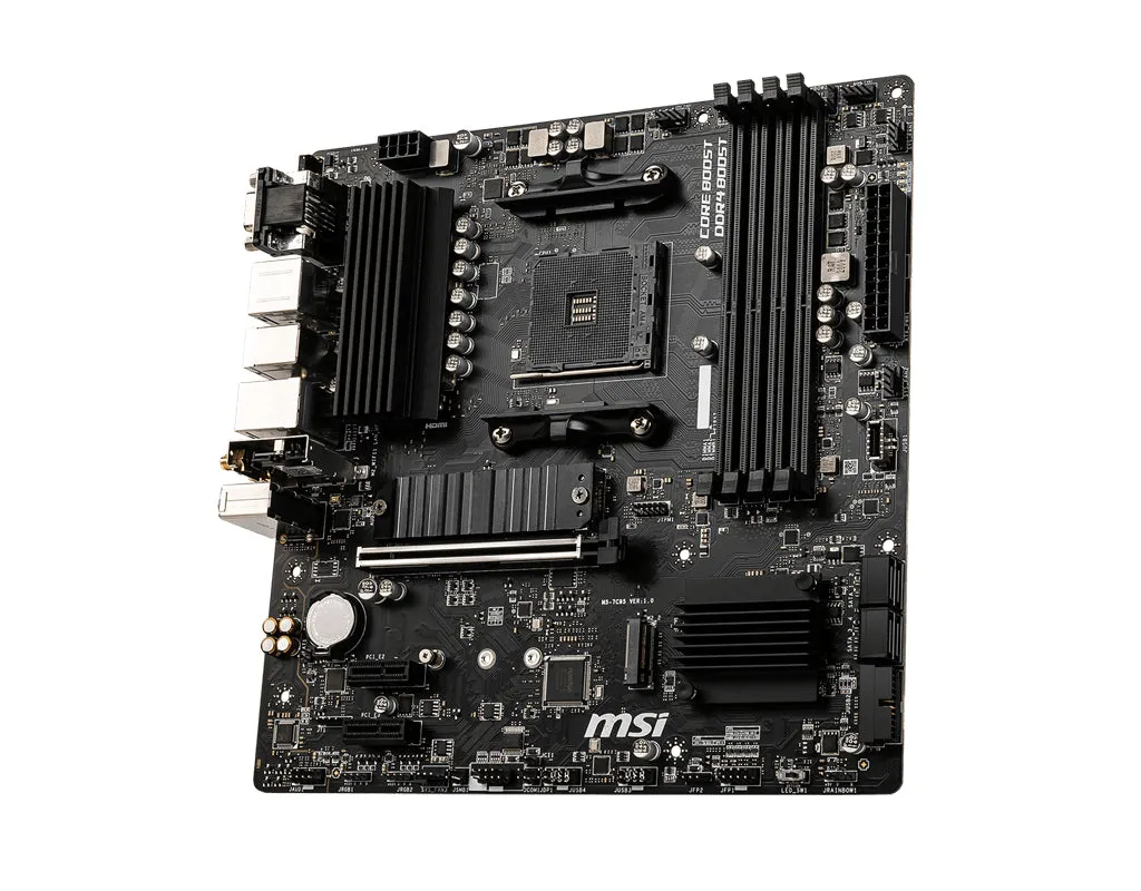 Msi Mainboard B550m Pro-Vdh Wifi - Micro Atx - Socket Am4 - Amd B550