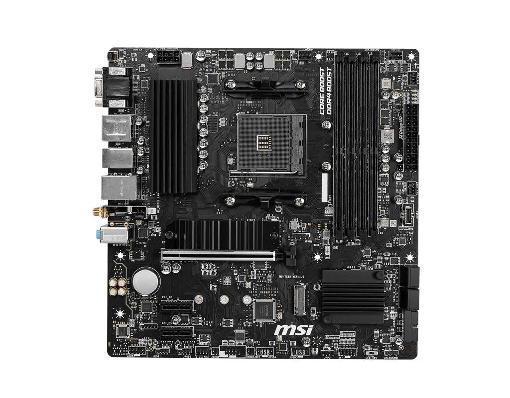 Msi Mainboard B550m Pro-Vdh Wifi - Micro Atx - Socket Am4 - Amd B550