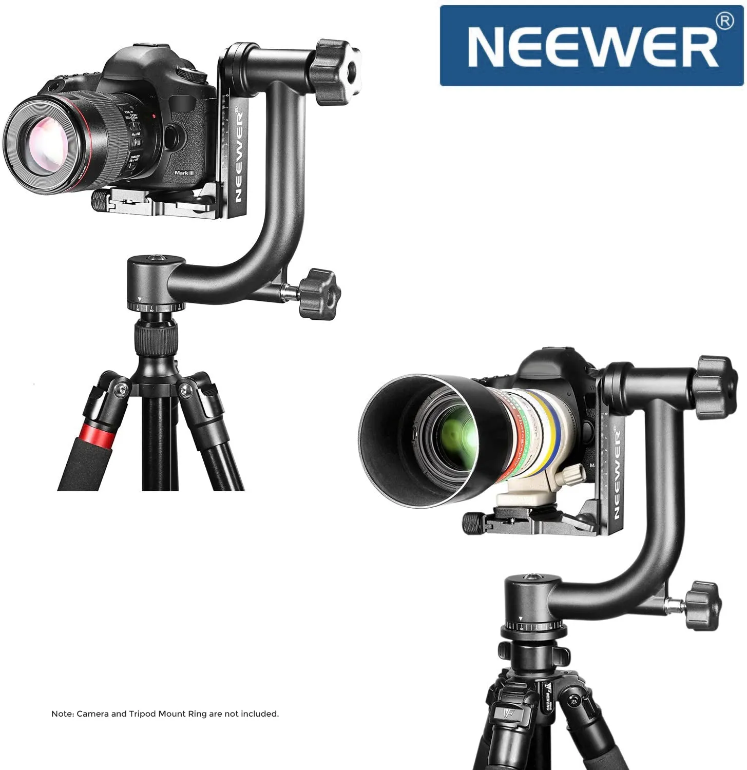 NEEWER GM-QS Metal Gimbal Tripod Head