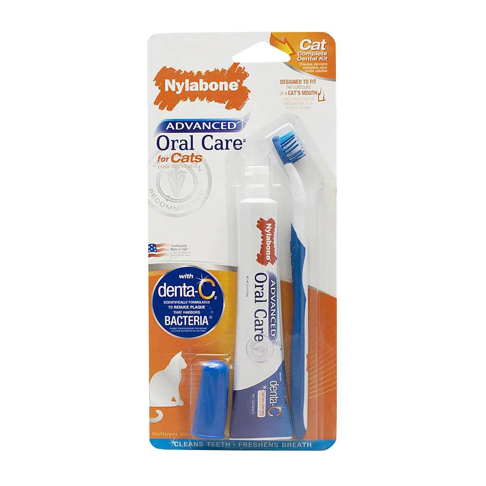 Nylabone Advanced Oral Care Cat Dental Kit