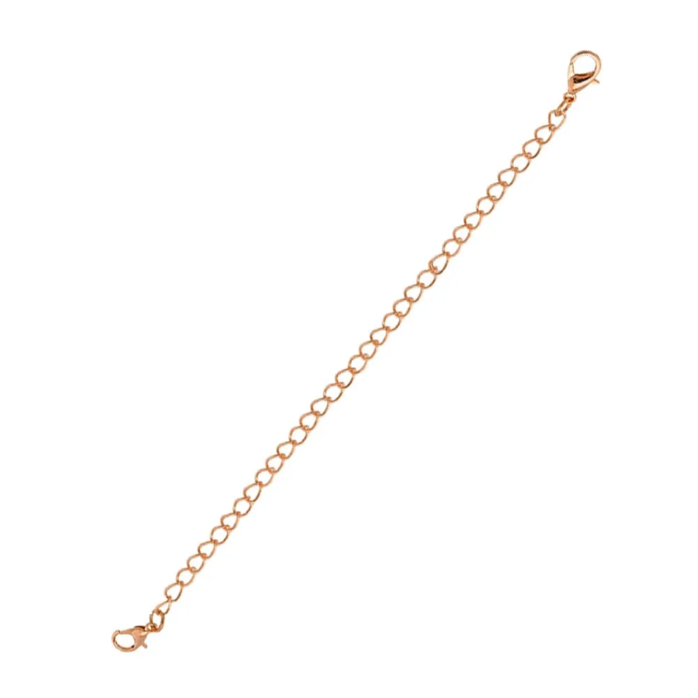 Obsession Necklace Extender Encased in 18k Rose Gold - 130mm