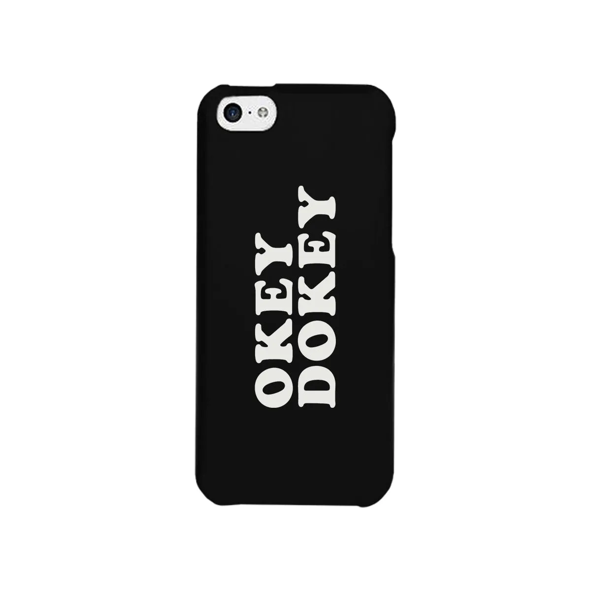 Okey Dokey Black Cute Design Phone Case